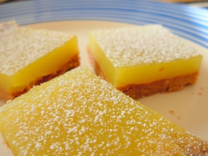 Lemon Bars, Olive Oil &amp; Sea Salt